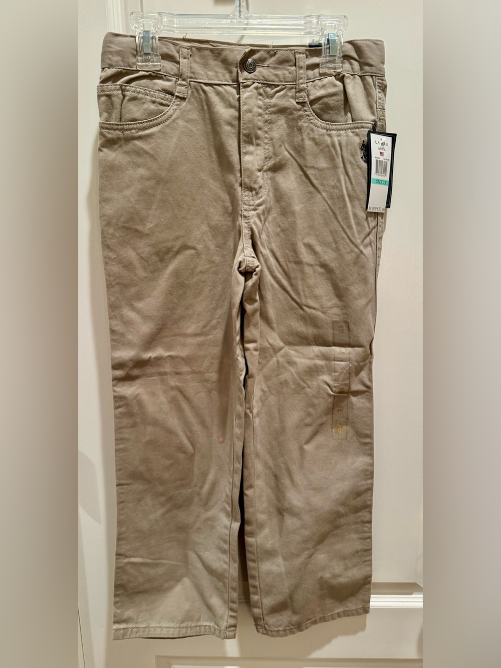 Boy’s U.S.Polo Assn. Khaki Pants - Size 7X - New with Tags